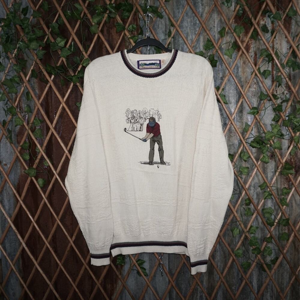 L - Vintage Y2K Shenandoah Sweatshirts embroidered golf